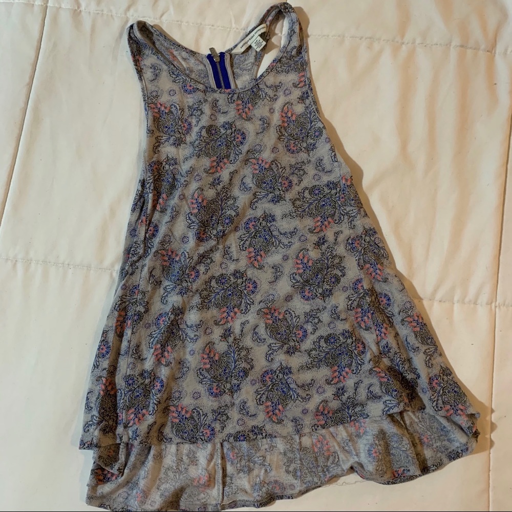 American Eagle Racerback Tank With High Low